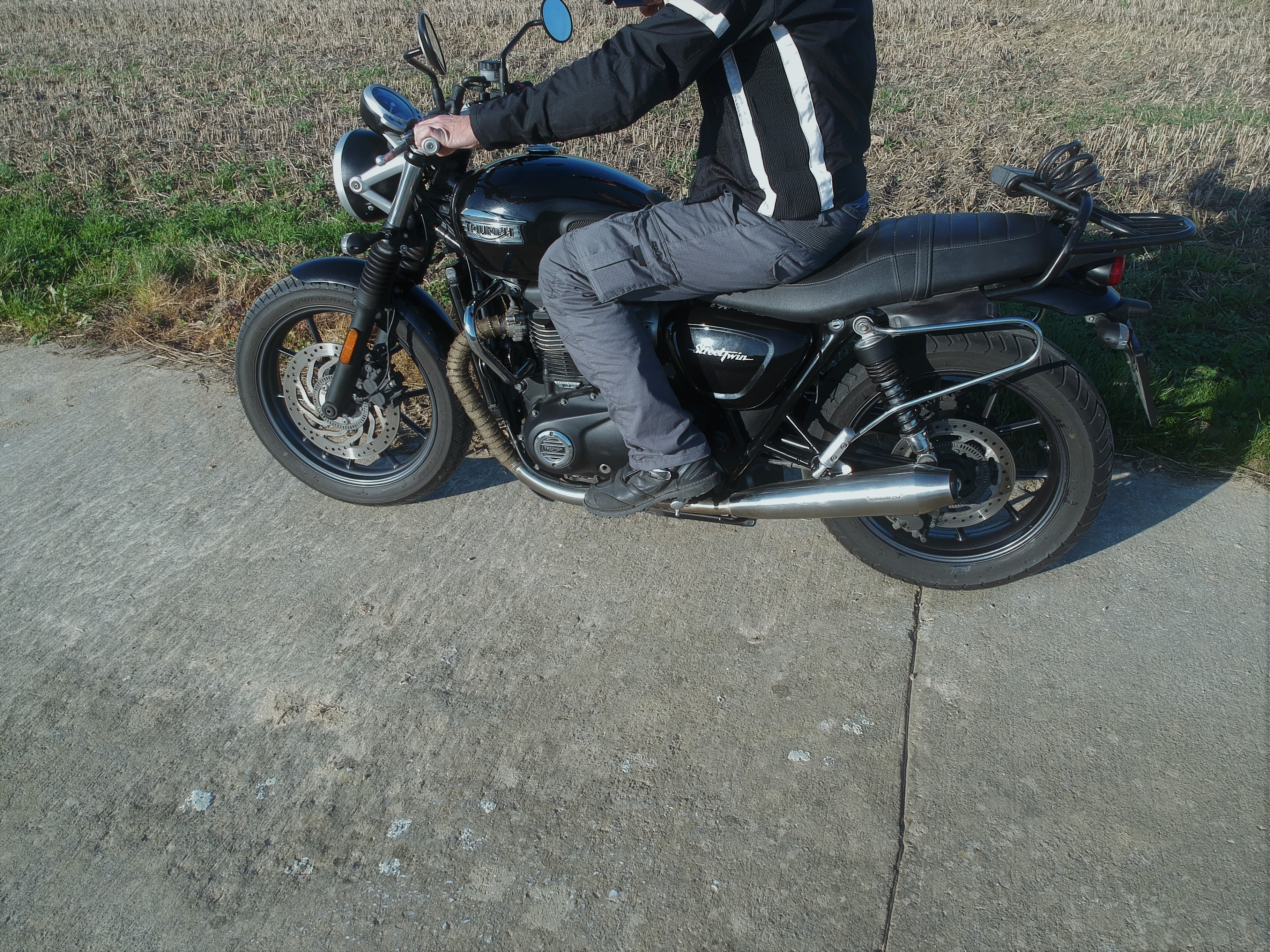 Demonio ley tugurio Prueba: Pantalón cargo textil para moto DXR Rust
